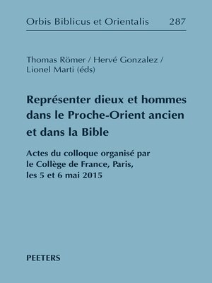 cover image of Representer dieux et hommes dans le Proche-Orient ancien et dans la Bible